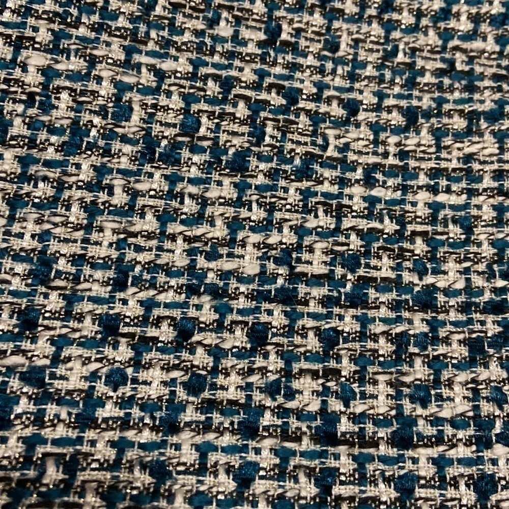 RIVER Teal Tweed Pencil Skirt - Picture 5 of 6